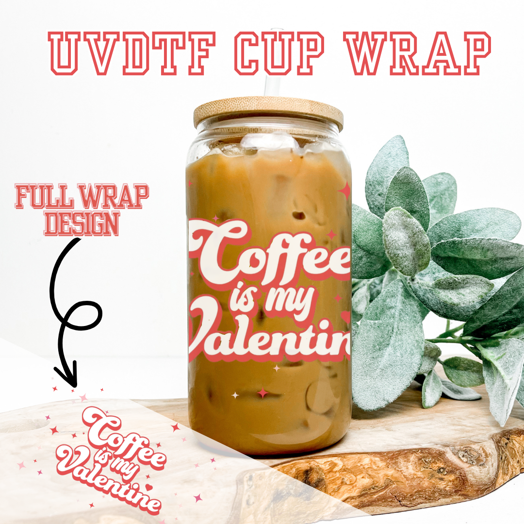 Coffee Is Valentine Glass