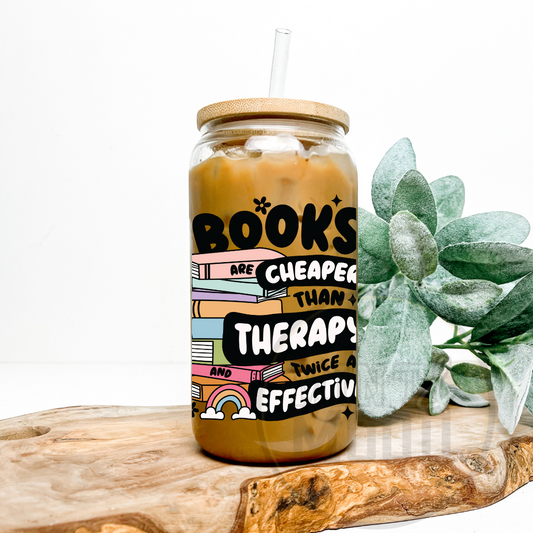 Book Therapy Glass