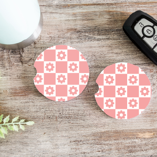 Daisy Check | Car Coaster