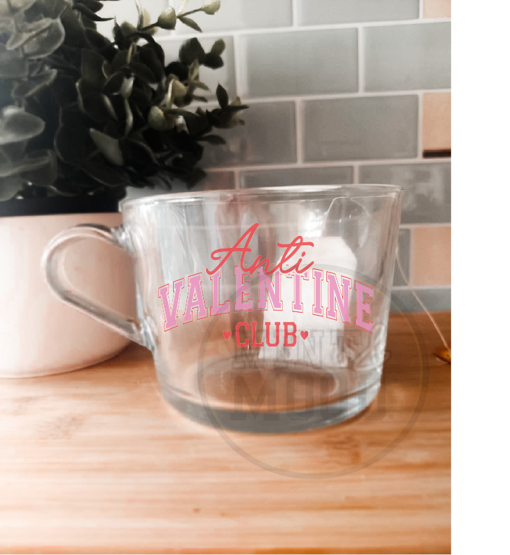 Anti Valentine Glass Mug