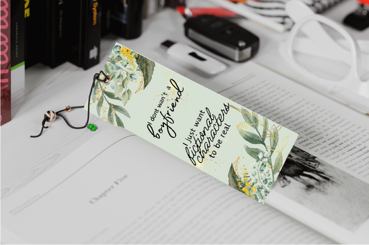 Fictional Boyfriend Bookmark