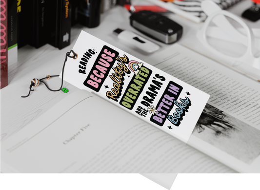 Reading > Reality Bookmark